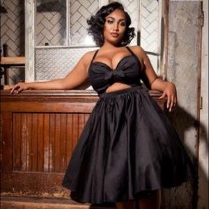 Pin up Girl Clothing RENEE VINTAGE INSPIRED SWING DRESS/ 2X